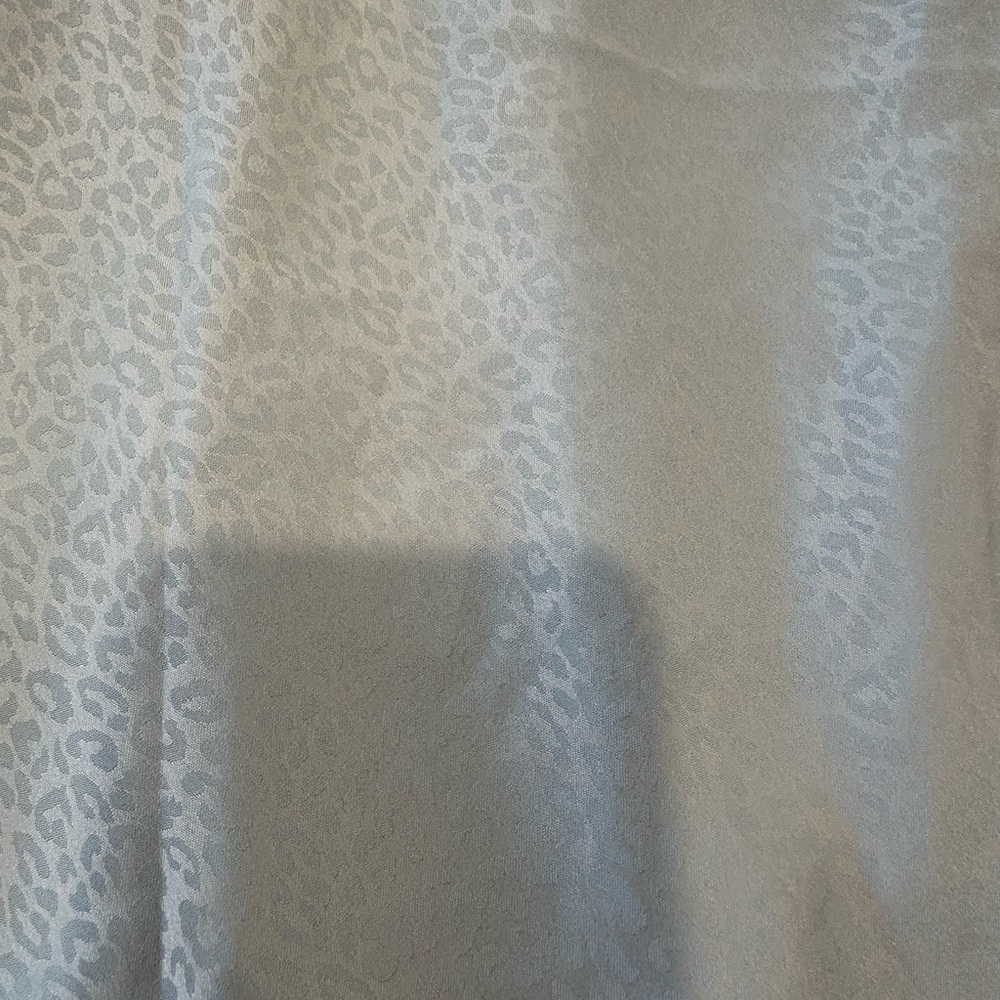 Victoria’s Secret Blue Cheetah Silk Sleep Tank White Piping | S NWT - Picture 3 of 5